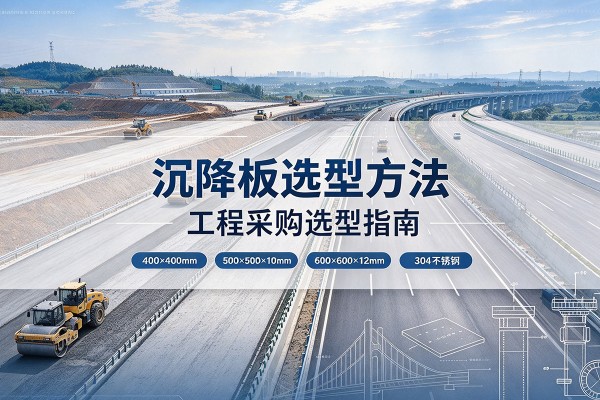 普安沉降板选择方法