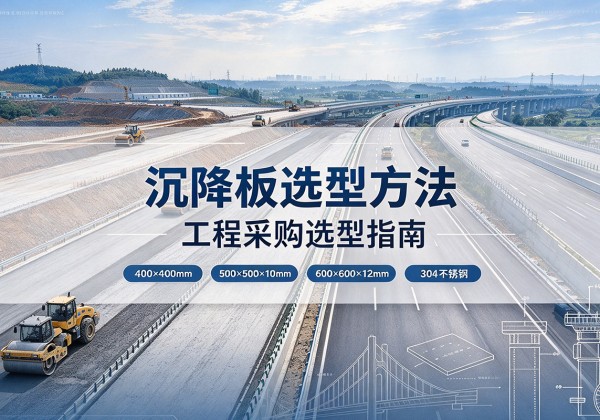 普安沉降板选择方法